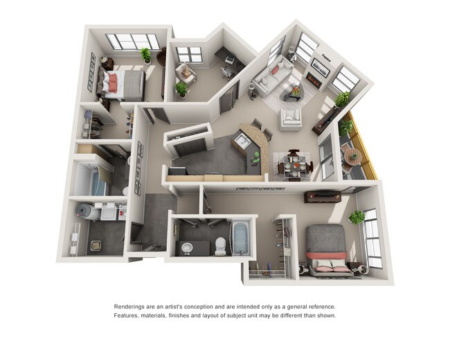 Floorplan - Saffron Apartments