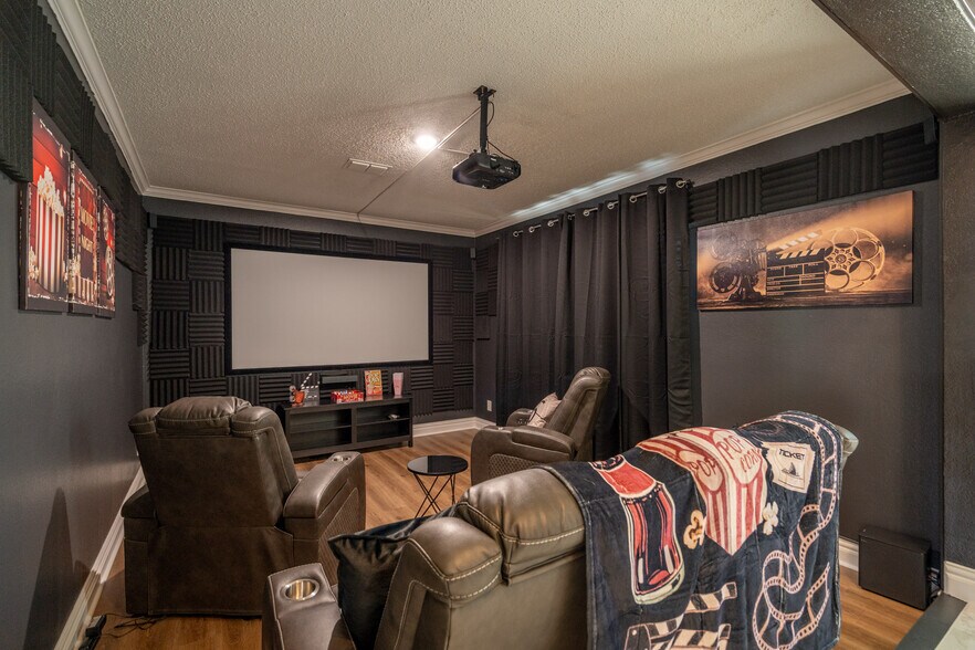 Theater room - 707 Cottonwood Bend Dr