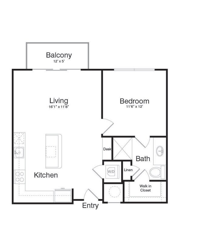 Floorplan - The Katy at Victory Park
