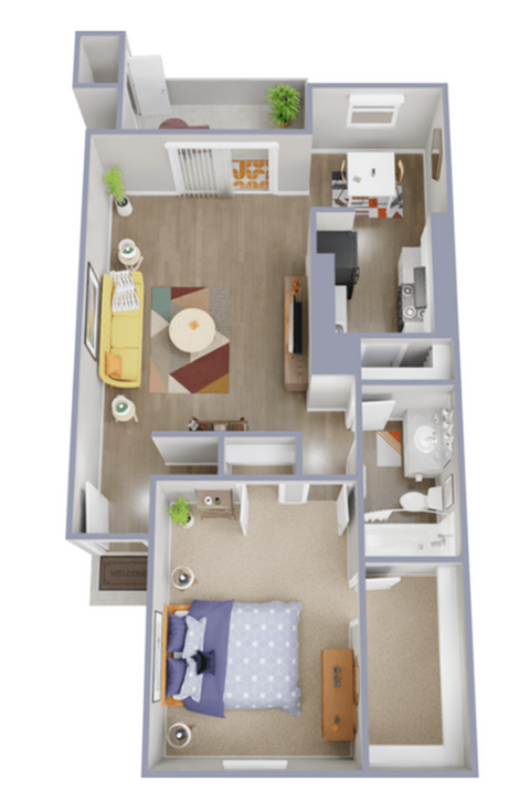 A4 Floorplan - Palatia Apartment Homes