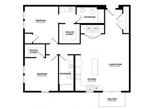 Floorplan - The Covington Apartment Homes