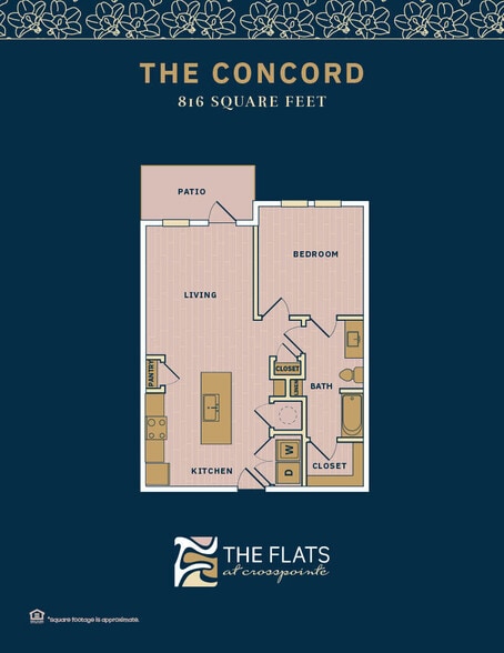 Floorplan - The Flats at Crosspointe