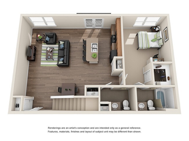 4 bedroom townhouse first floor - The Lex