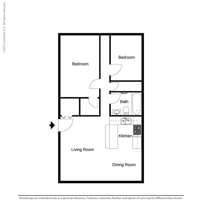 Floorplan - Village Manor Apartments