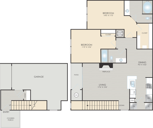 Floorplan - Park Place Apartments