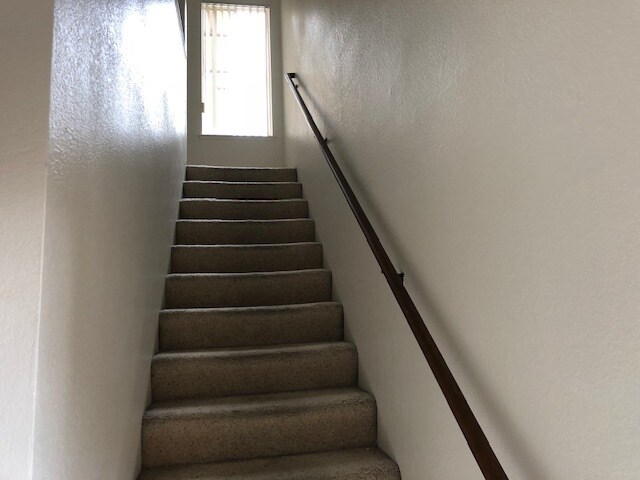 stairway to upstairs - 528 Hathway Ave
