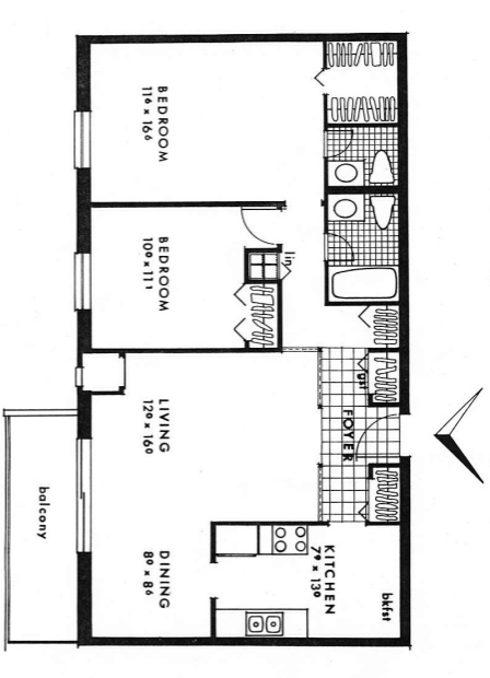 Two Bedroom - College Park Apartments