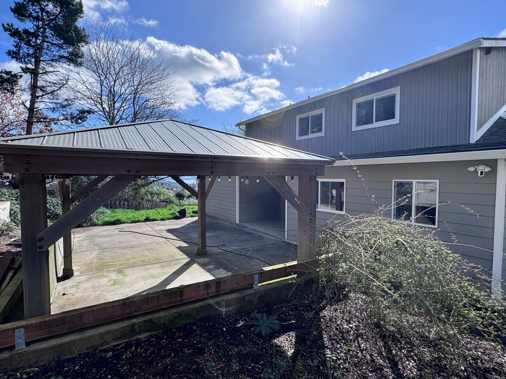 Back Patio with Gazebo - 1505 NW 10th Ave