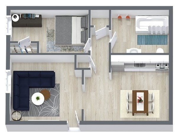 Floorplan - Suntree Apartments