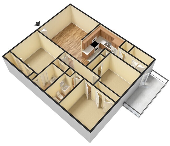 Garners Crossing 7651 Garners Ferry Rd Columbia SC 29209 Apartment