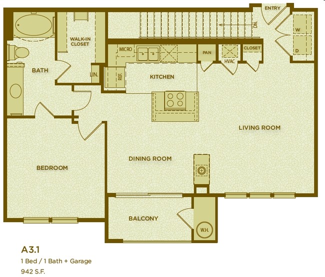 1BR/1BA - Berkshire Aspen Grove