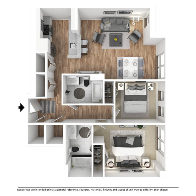 Floorplan - The Robeson at Spring Flats