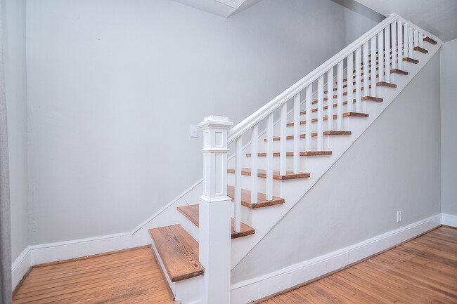 Stairway to upstairs - 721 S Washington St