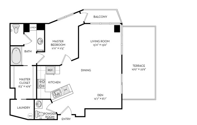 Floorplan - The Heights at Park Lane