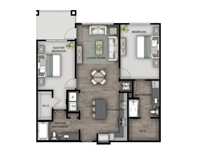 Floorplan - Viridian Reserve Apartments