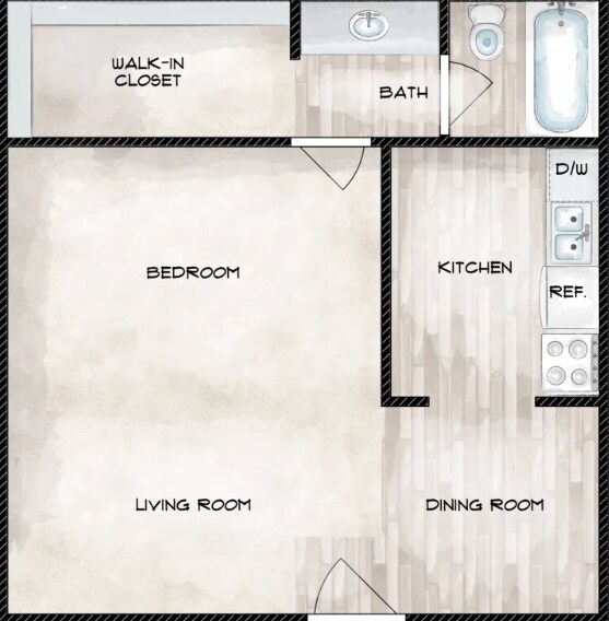Floorplan - 74 Lyerly Place Apartments