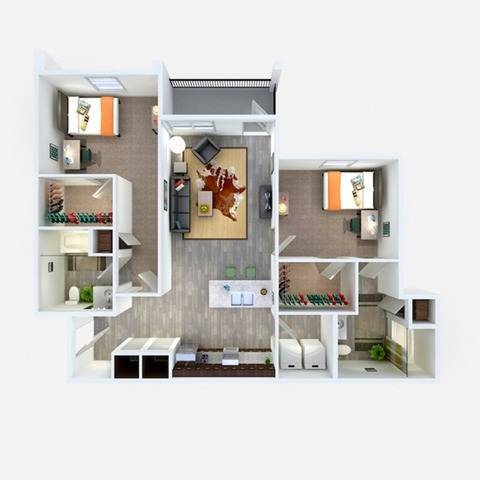 2BR/2BA - Sold Out - Midtown Sam Houston - Historical Access