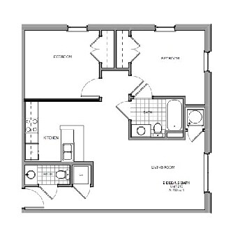 2BR/1.5BA - Dill Building