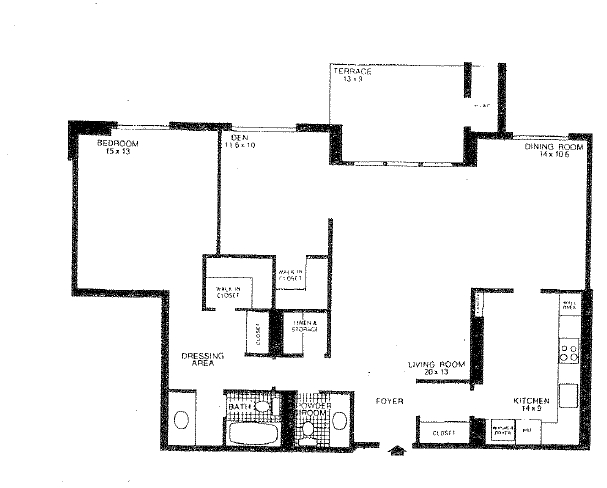 1BR/1.5BA - Watergate At Landmark