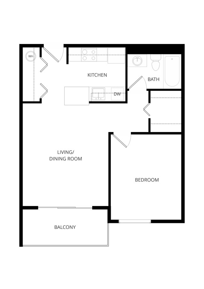 Floorplan - The Outlook Apartments