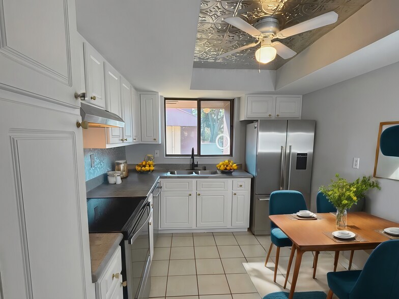virtually staged kitchen - 880 S Village Dr N