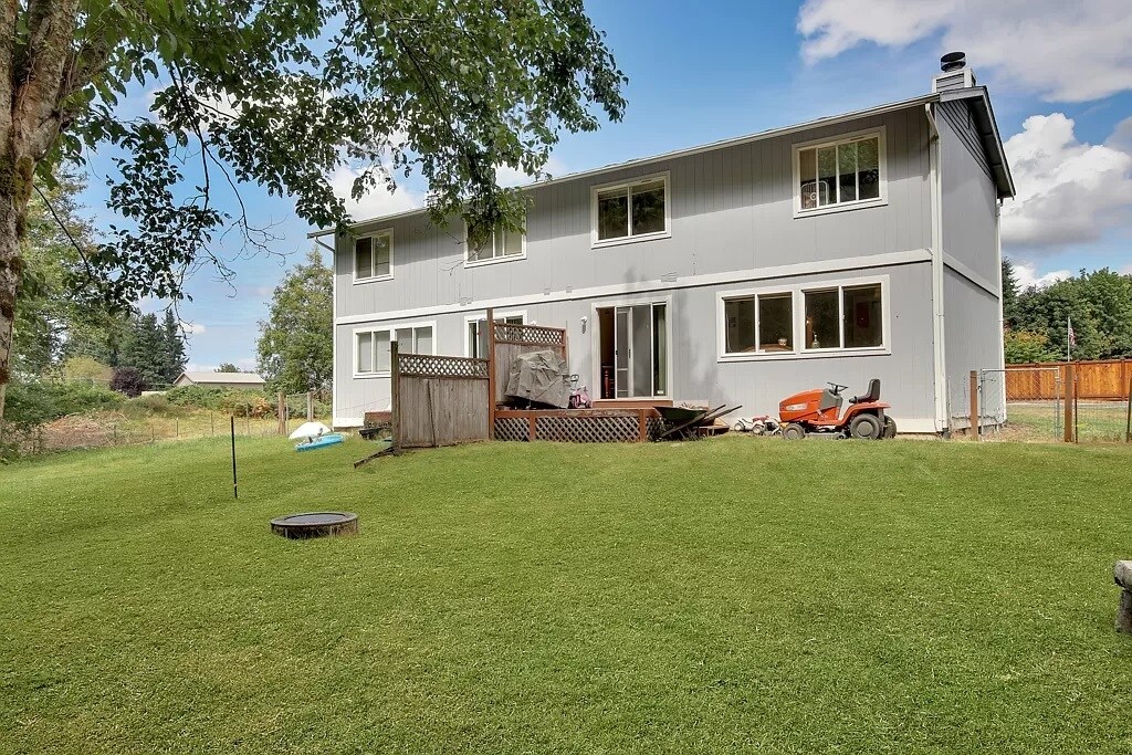 Backyard view of Duplex - 24615 104th Ave Ct E