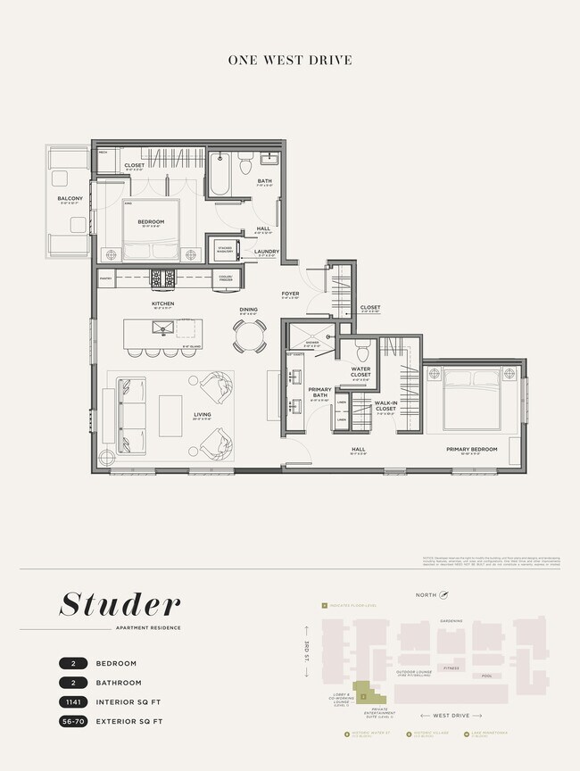 Floorplan - One West Drive