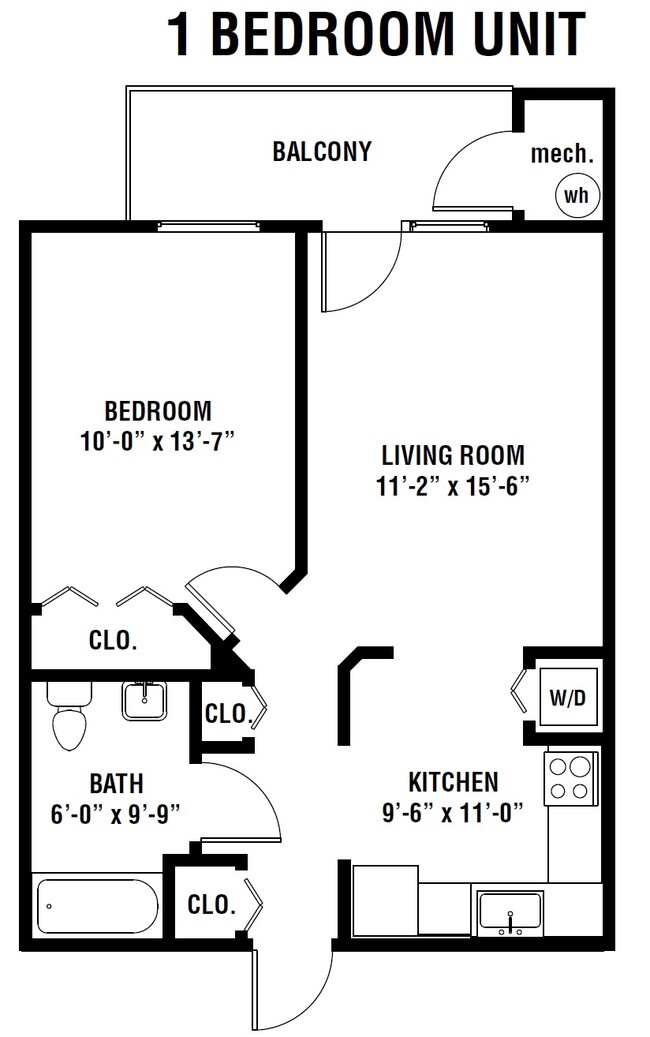 Floorplan - Riverside Senior Apartments (Ages 50+)