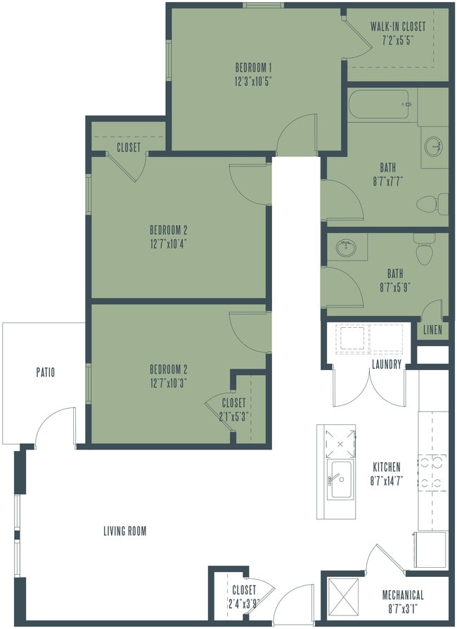 Floorplan - Tiffin Pointe