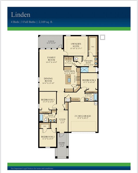 Floor Plan - 1424 Brentwood Dr