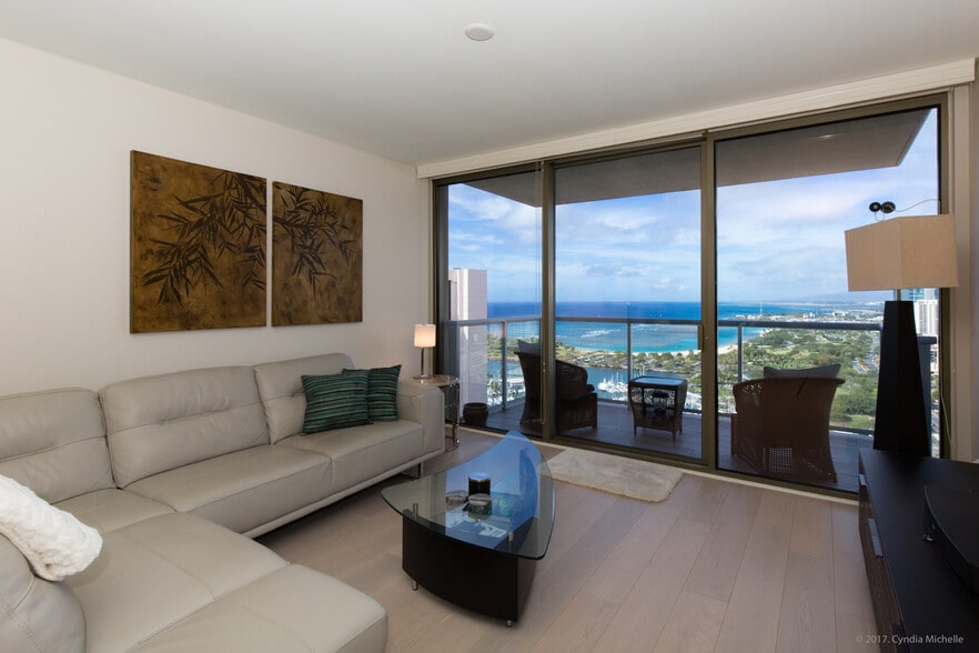 LIVING ROOM - 1551 Ala Wai Blvd