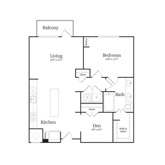 Floorplan - Vance at Bishop Union