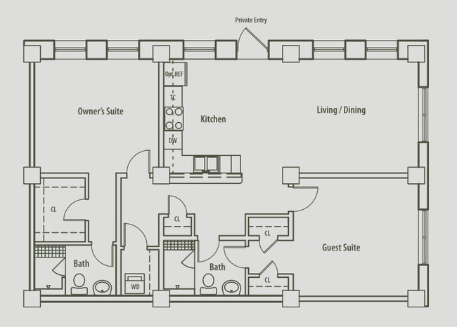 Floorplan - The Calhoun Lofts