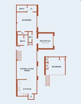2BR/1BA - Crown Loft Condominiums
