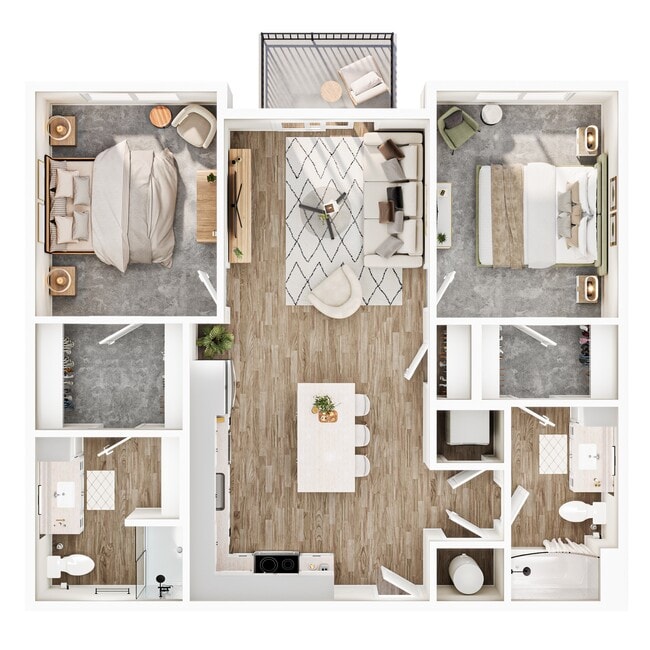 Floorplan - Square at 48  II