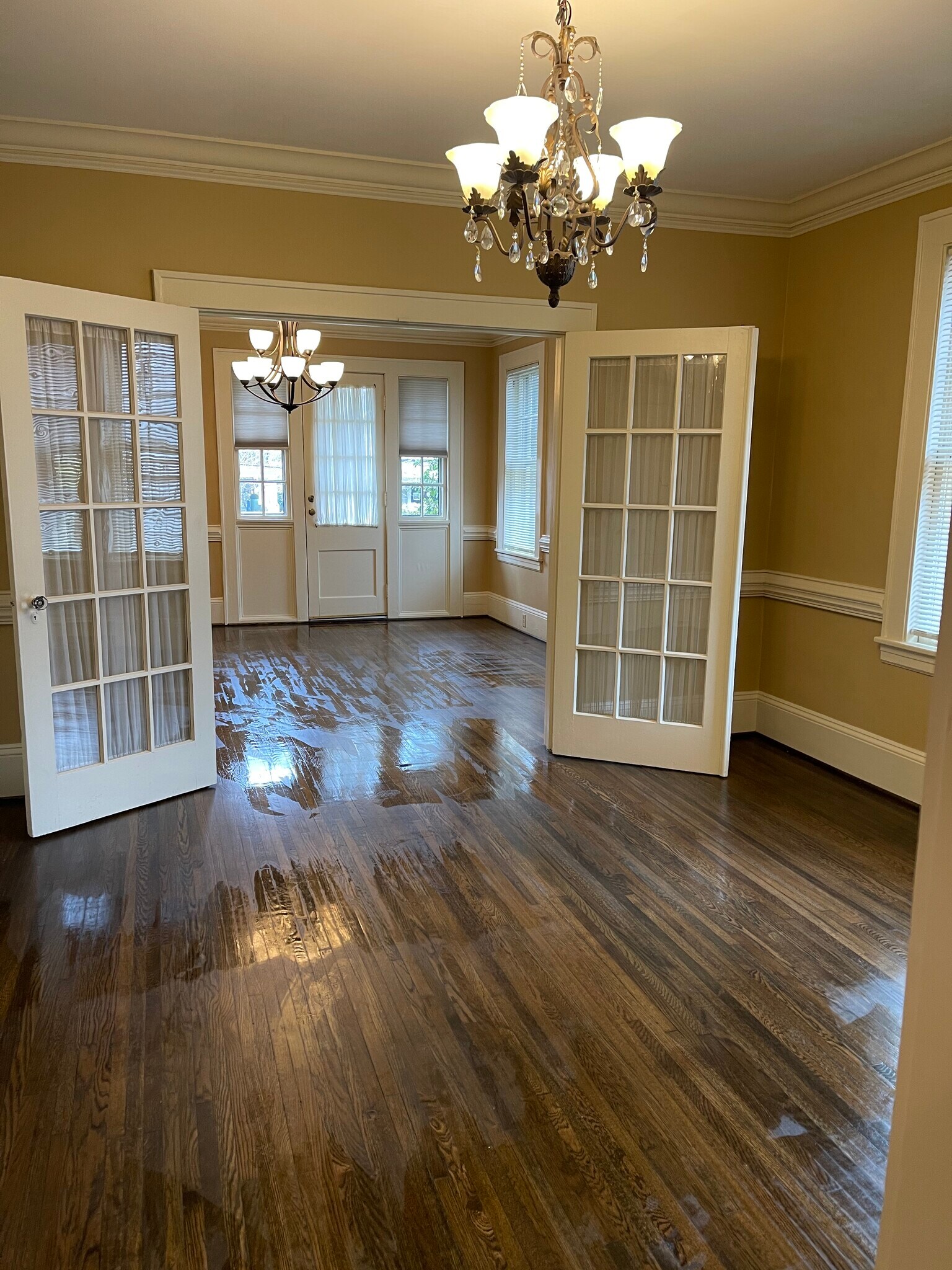 french doors - 418 Clement Ave
