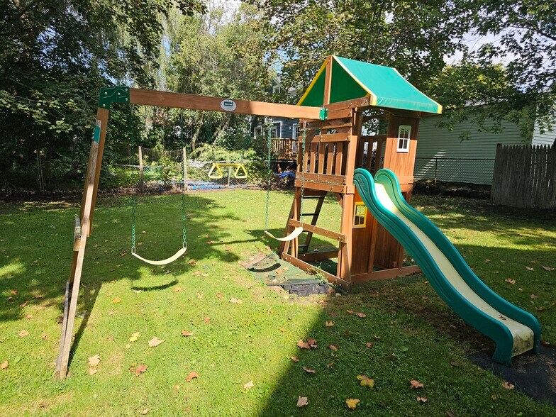Swingset will be removed - 112 Hempstead St