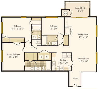 Floorplan - Queens at Granville