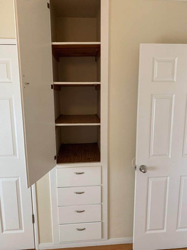 Bedroom #2 storage with built-ins - 204 W Fairview Ave