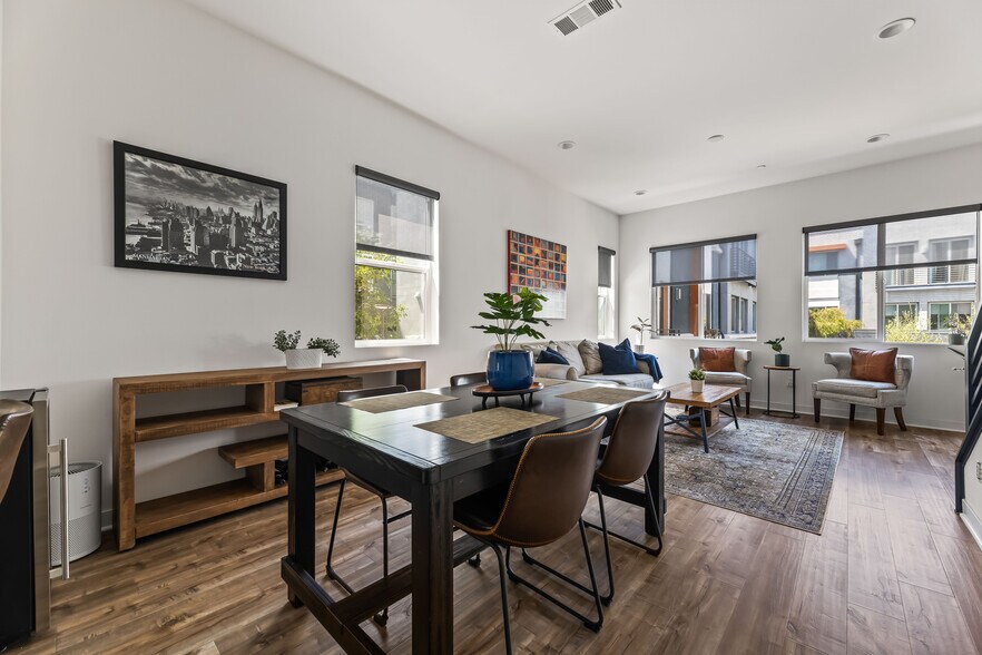 Dinning and Living area - 215 Elm Ave