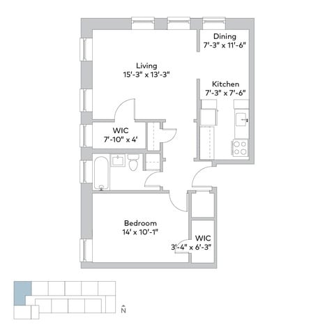 Floorplan - 5501 S. Cornell