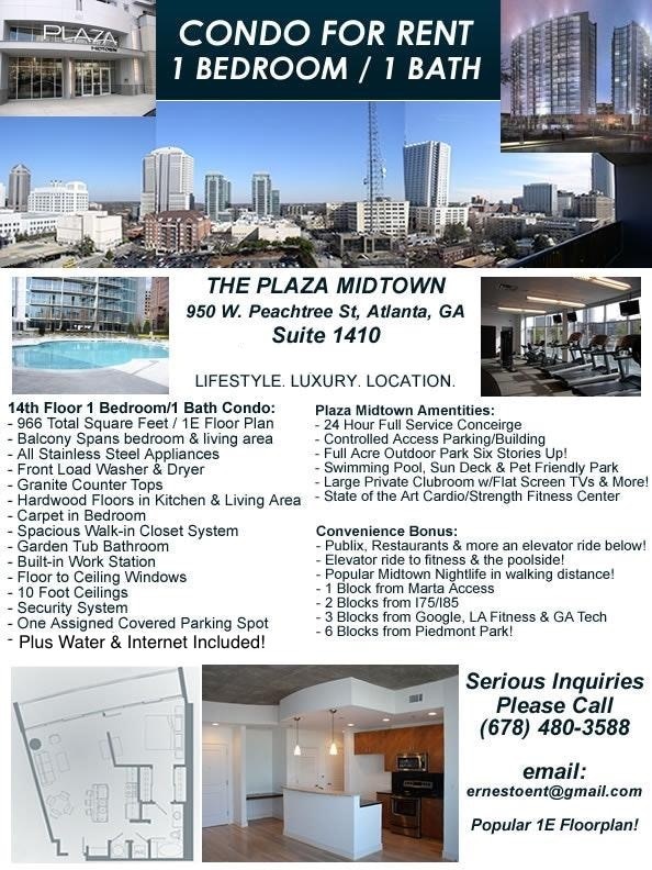 Everything you're looking for in a Condo! - 950 W Peachtree St NW