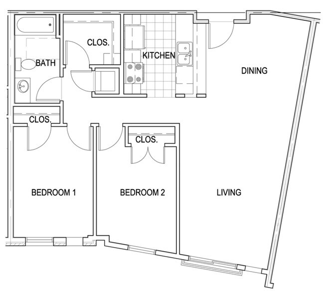 2BR/1BA - Ripley Gardens