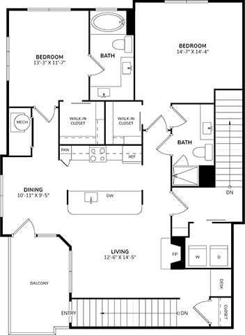 Floorplan - Windsor Flatirons