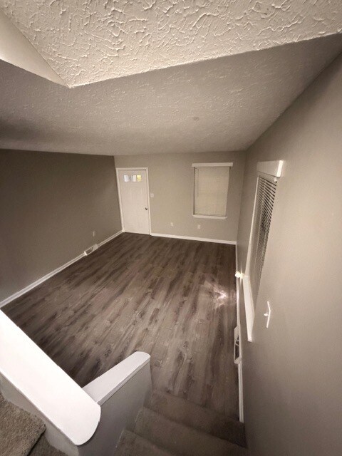 View of Living Room From Stairs - 3203 Island Rd