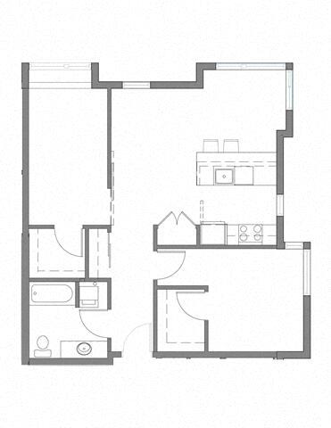 Floorplan - The Blake Apartments