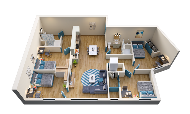 Plan 9 - 4BED_2BATH TYPE 3 - Auden Buffalo