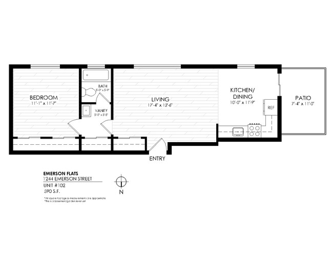 Floorplan - Emerson Flats