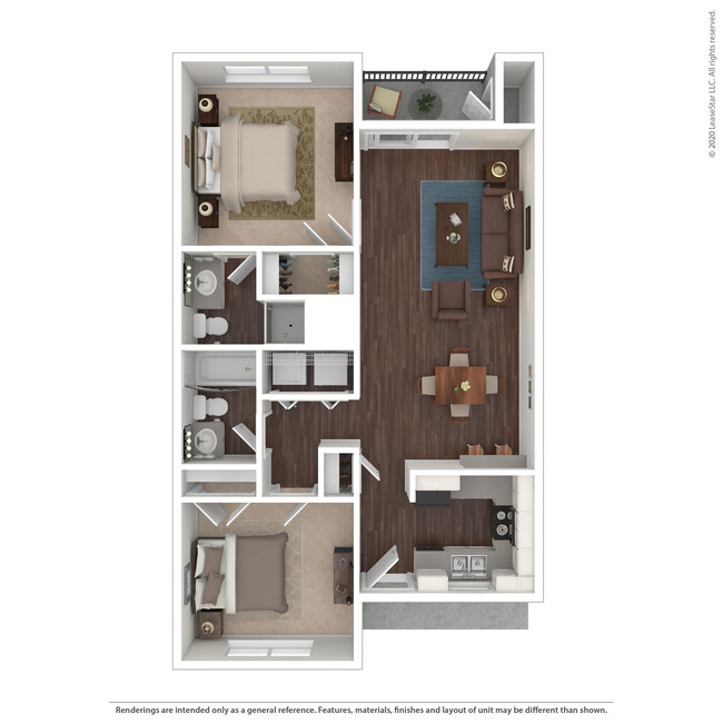 Floorplan - North Chase Apartments