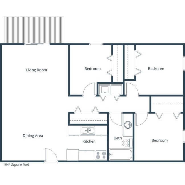 Floorplan - Park Place Apartment Community